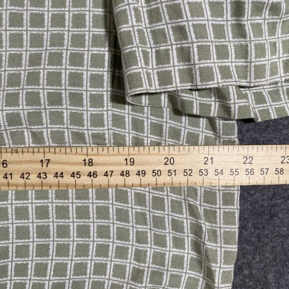 Vintage 90s IMPRINTS Shirt Mens Med Geometric Preppy Hipster Bowling Camp - Picture 4 of 8